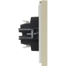 Выключатель 2-клавишный проходной IEK FORTEPIANO 10А FP407 ваниль FP-V22-0-10-1-K10